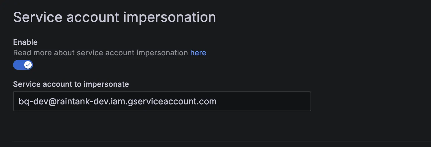 服务账号模拟开关的截图